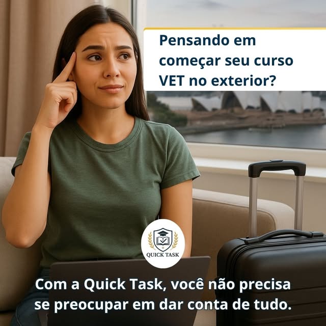 Post da Quick Task: Pensando em começar seu curso VET no exterior?